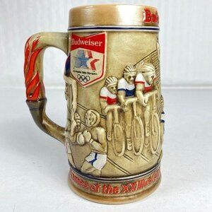 Budweiser Los Angeles‎ 1984 Olympics Beer Stein Vintage